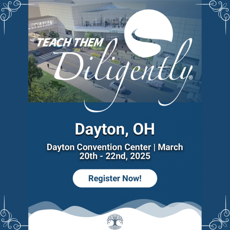 Teach Them Diligently is in Dayton, Ohio! Come visit!